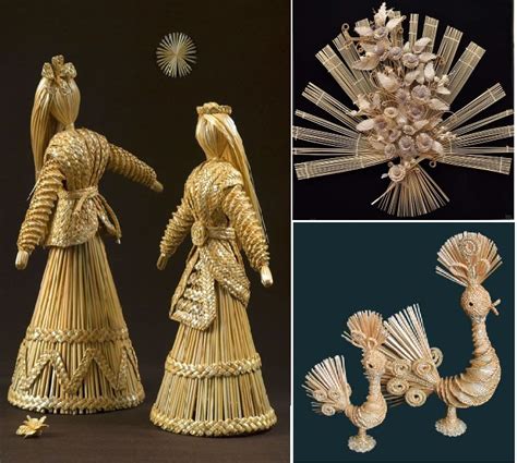 Ритуальные фигурки, декоративные предметы и другие чудеса из соломы: В ...