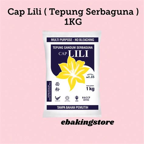 Cap Lili Wheat Flour Tepung Gandum Kg Shopee Malaysia