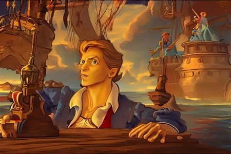 Cinematography Of Guybrush Threepwood In Melee Island Stable