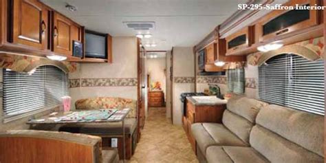 2010 Forest River Surveyor Sport travel trailer interior - SP295