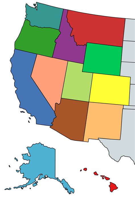 Pacific And Rocky Mountain States Capitals Diagram Quizlet