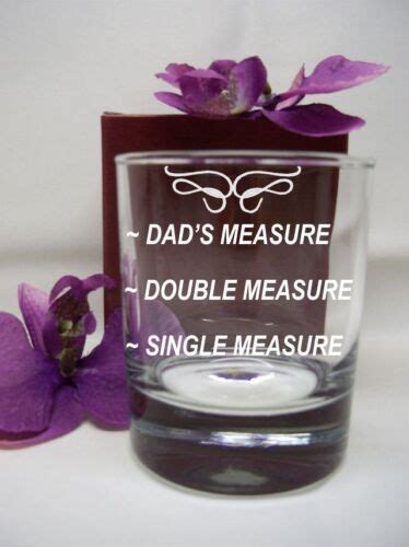 Personalised Engraved Whiskey Spirit Glass Singledouble Measuredrink