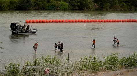 Texas Pulso Alrededor De Una Barrera Flotante Anti Migrantes ProJatt