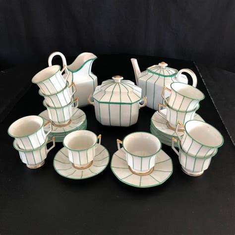 Limoges Tee Set 26 Art Deco Porzellan Catawiki