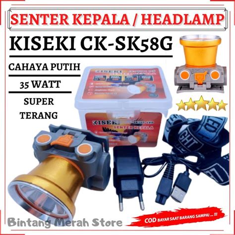 Senter Kepala Head Lamp Kiseki CK SK58G 35 WATT Senter Kiseki CK SK