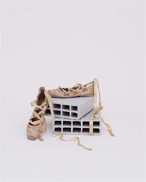 Nude Ballet Flats Anemonia