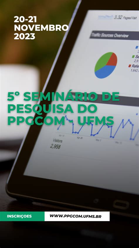 Coordenação do PPGCOM UFMS divulga programação prévia do 5º Seminário