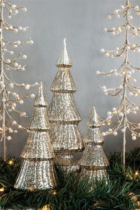 Silver Glass Christmas Tree 11 Antique Christmas Tree Silver