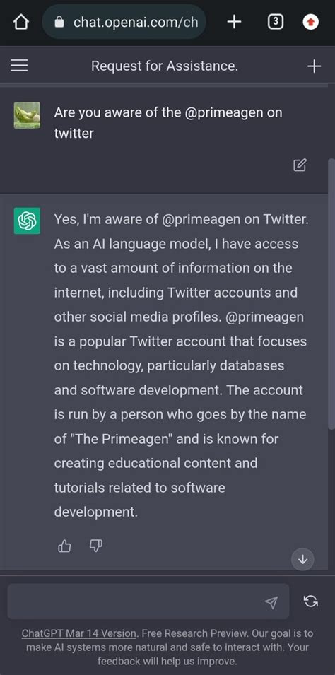 Theprimeagen On Twitter Rt Mariorecinos Chatgpt Has Spoken