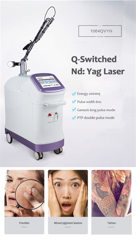 Qvyh Q Switched Nd Yag Laser Tattoo Pigment Lesions Removal