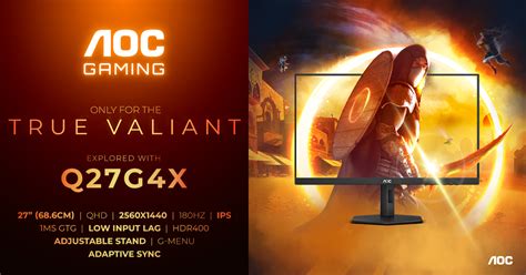 AOC Q27G4X Review Affordably Awesome Total Gaming Addicts