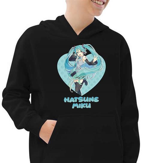 Bluza Z Kapturem Dzieci Ca Dla Dzieci Hatsune Miku Jako Ceny I