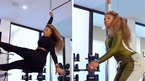 Serena Williams Shows Off Pole Dancing Skills In Tiktok Video