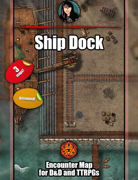 Ship Dock Angela Maps Free Static And Animated Battle Maps For D