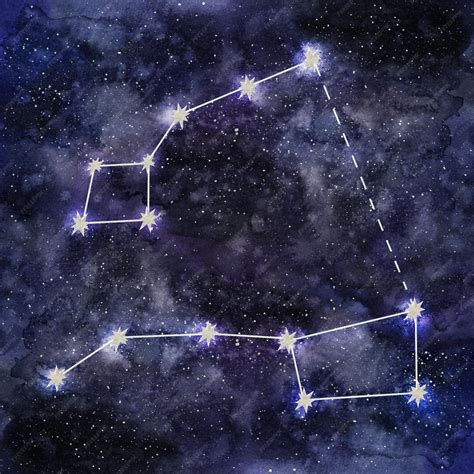 ursa maior  menor  grande ursinho constelacao astrologia astronomia