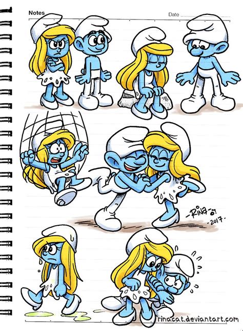 Clumsy Smurf And Smurfette Kiss Wallpaper Hd | Smurfs drawing, Cute ...