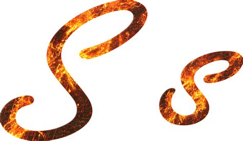 Flame Letter Png Images Letter Clipart Fire Letter S