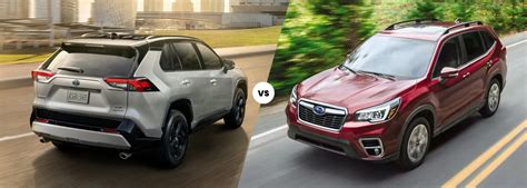 2021 Toyota Rav4 Vs 2021 Subaru Forester Ventura Toyota