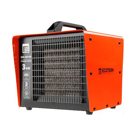 Нагреватель воздуха Ecoterm EHC-03/1D (кубик, 3 кВт, 220 В, термостат ...