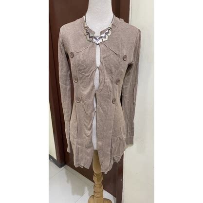 Jual Baju Cardigan Nude Shopee Indonesia