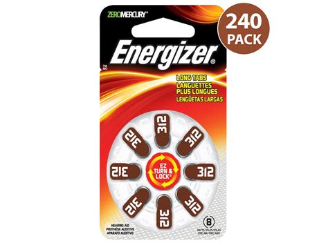 Energizer Hearing Aid Battery Size 675 240 Pcs