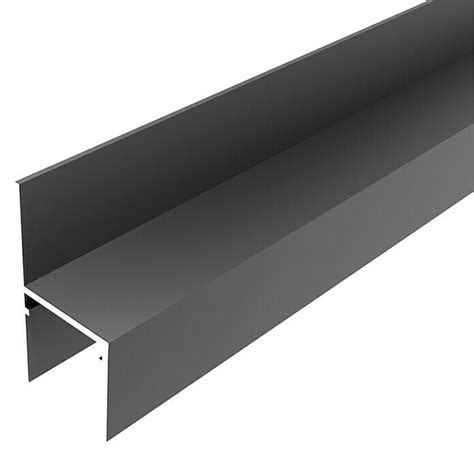 U Profil 250 Cm X 16 Mm Obere Lasche Aluminium Anthrazit BAUHAUS