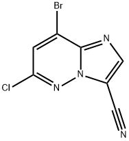 8 Bromo 6 Chloroimidazo 1 2 B Pyridazine 3 Carbonitrile 1220631 46 8