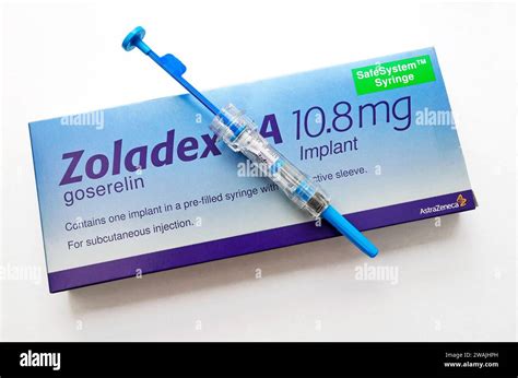 zoladex goserelin implant syringe on packaging box Stock Photo - Alamy