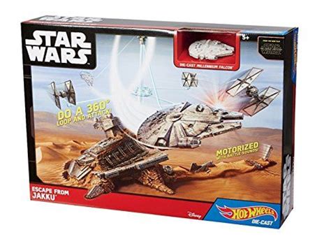 Hot Wheels Star Wars Escape From Jakku Playset Starship A Star Wars Hot Wheels Star Wars