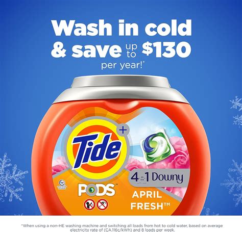 Tide Pods Plus Downy In He Turbo Laundry Detergent Soap Pods April