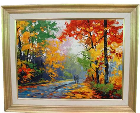 FALL Oil PAINTING Trees Painting Autumn Painting Artwork Graham Gercken ...