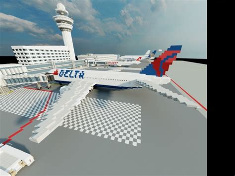 Boeing 767 300er Delta Airlines Minecraft Map