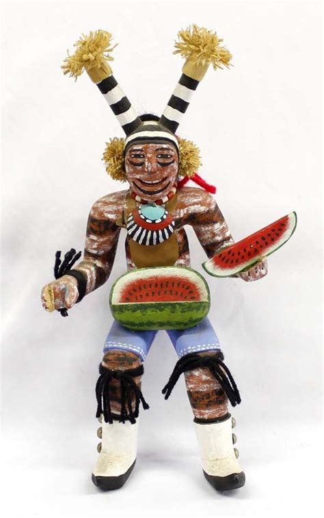 Hopi Koshare Watermelon Clown Kachina By Healing