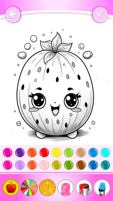 Kawaii Dessert Food Coloring Pages, Kawaii Food Dessert Restaurant