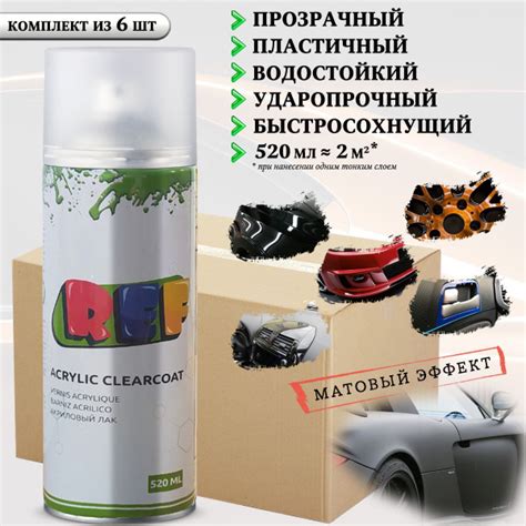 Лак автомобильный REF по низкой цене с доставкой в интернет-магазине ...