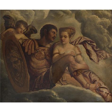 Studio Of Jacopo Robusti Called Jacopo Tintoretto Venus And Mars