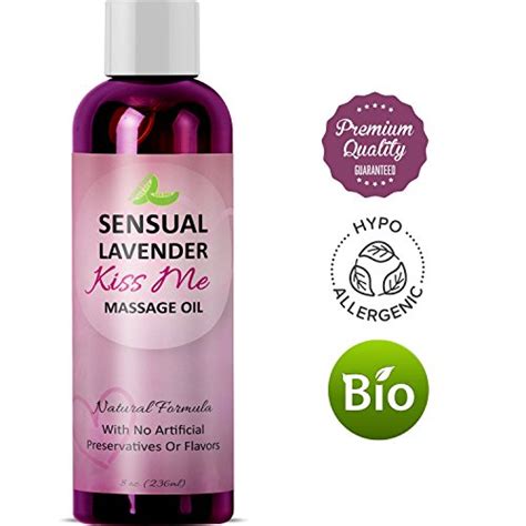 Tempting Lavender Massage Oil For Couples Aromatherapy Sensual Massage Oil For Date Night With