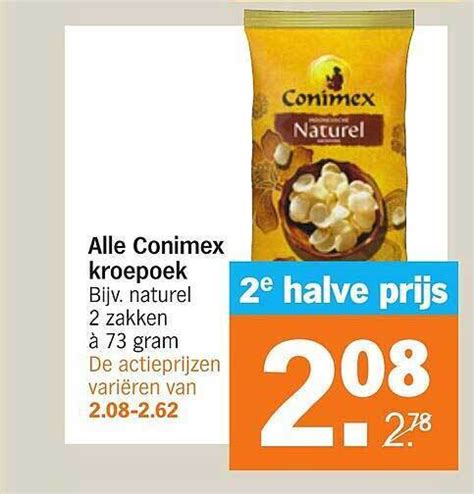 Alle Conimex Kroepoek Aanbieding Bij Albert Heijn