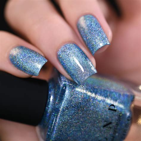 Cold As Ice Icy Blue Ultra Holographic Nail Polish By Ilnp