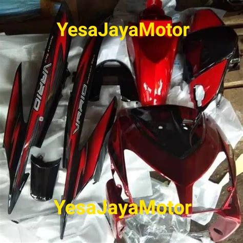 Old Vario Smooth Body Carbu Color Red Black Shopee Philippines