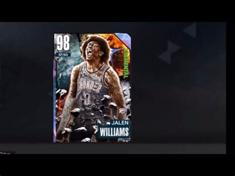 Elemental Galaxy Opal Jalen Willams Gameplay NBA 2k23 Myteam YouTube