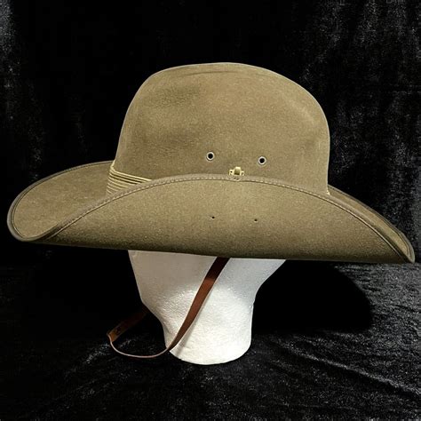 vintage akubra australian military slouch hat size  owned