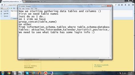 Basic Sql Injection Tutorial Youtube