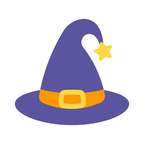 witch hat vector isolated on white background 22606932 Vector Art at ...