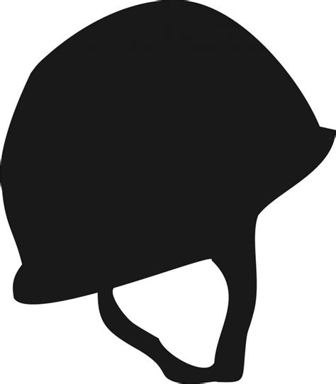 Helmet Silhouette Laser Cut Appliques