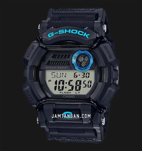 Casio G Shock Standard Gd 400 1b2 Gd 400 1b2dr Black Digital Dial Black Resin Strap