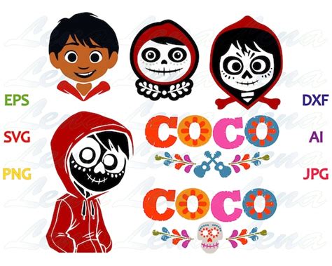 Disney Pixar Coco SVG Dante coco print COCO Party Supplies | Etsy