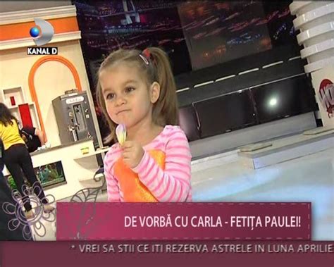 Fetita Paulei Chirila MODEL Pentru Coperta Unei Reviste VIDEO Kanal