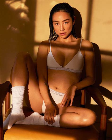 Greta Lee Strips Down to Her Calvin Klein Underwear in Sultry New