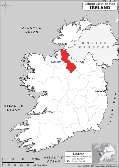 Where is Leitrim Located in Ireland? | Leitrim Location Map in the Ireland